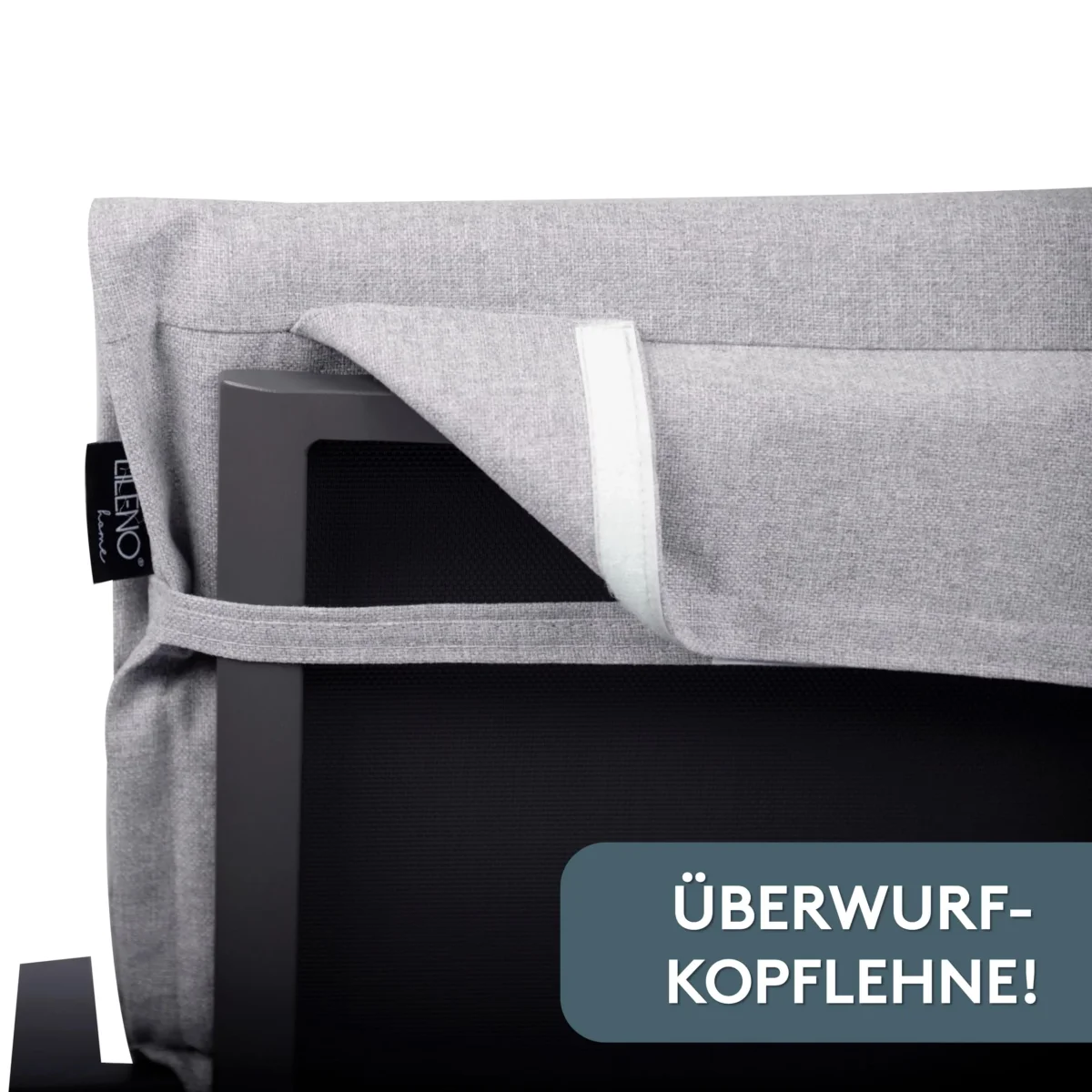Hochlehnerauflage 2er Set ALUTEX bequeme Sitzauflage für Gartenmöbel, Stuhlkissen für Klappstühle – Bild 5